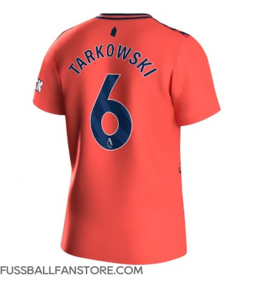 Everton James Tarkowski #6 Replik Auswärtstrikot 2023-24 Kurzarm